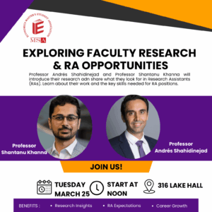Tuesday March 25 | 12:00 pm | 316 Lake Hall