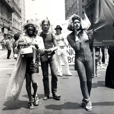 Marsha P. Johnson (Left) and Sylvia Rivera (Right), Gay Pride Parade, New York City, 1973