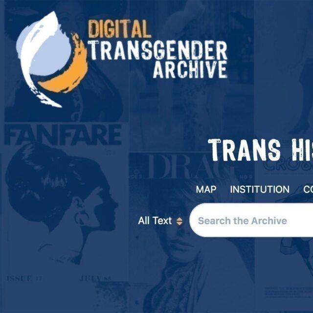 screenshot from the DTA website. The DTA logo is in top left corner, and we see part of a search bar in the middle of the screen.