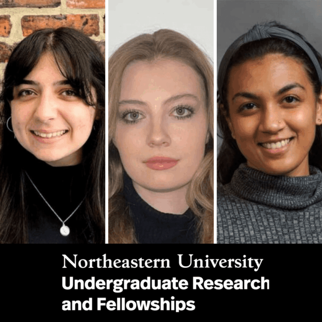 headshots of Sofia Caruso, Natalie Hackman, and Rayna Haque with the caption, 