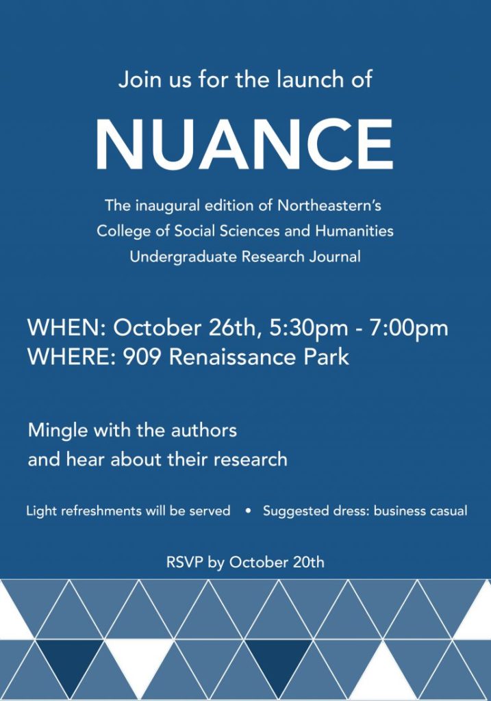 Nuance event flyer