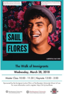 Saul Flores event flyer