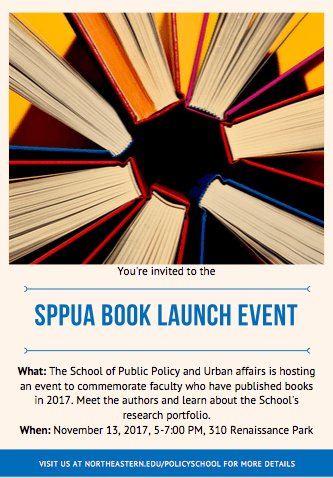 SPPUA Book Launch Event flyer
