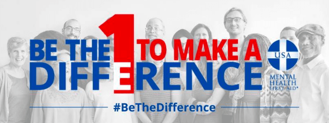 Image of smiling people with the text "Be the 1 to make a difference"