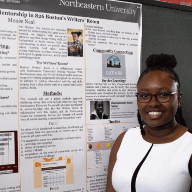 Monee, 5th year Human Services major with a Communication Studies minor