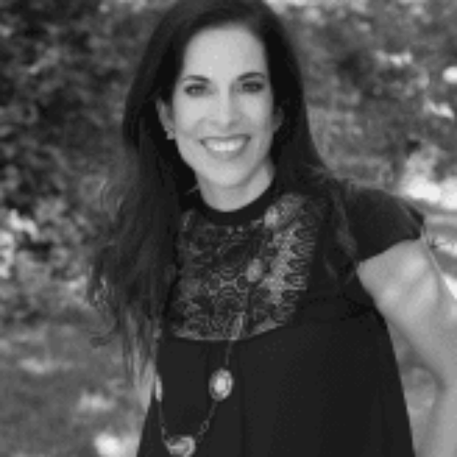 Photograph of Dr Kristen Lees in black and white