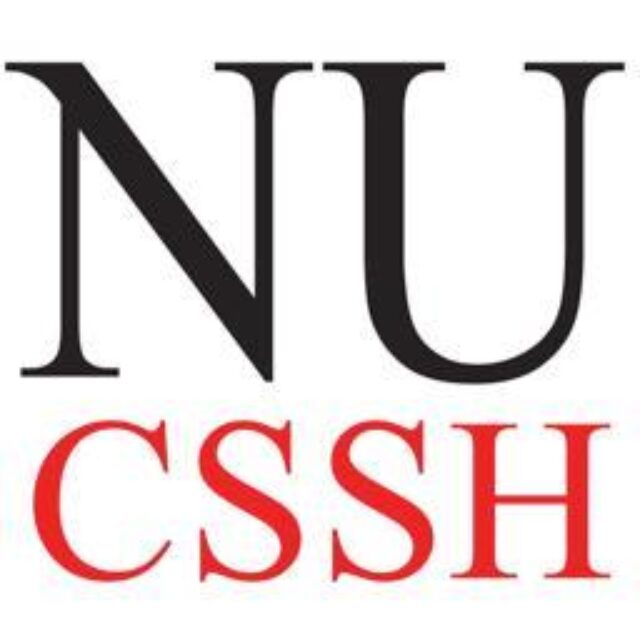 NU CSSH logo with black and red