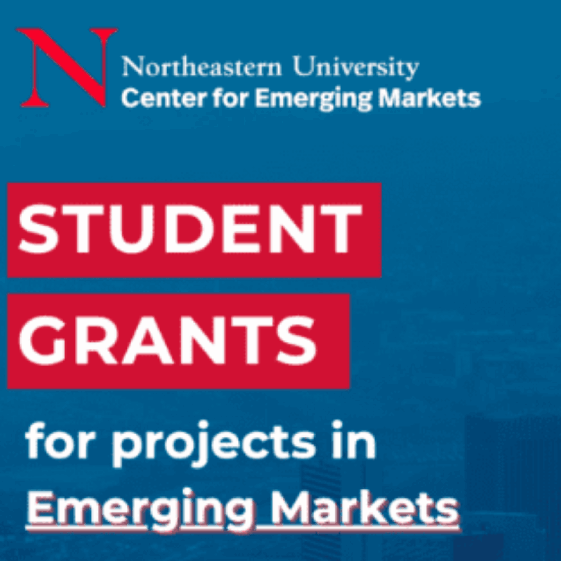 Student grant opportunities with the Center for Emerging Markets