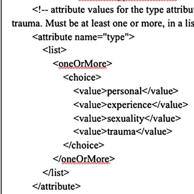 An example of the code from the XM-LGBT project.