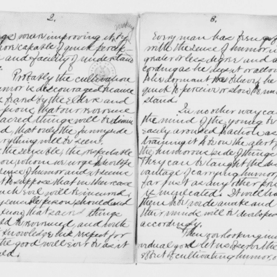 page from Mary Church Terrell's diary