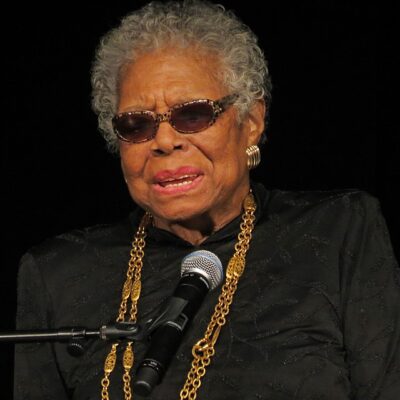 A photo of Maya Angelou from 2013.