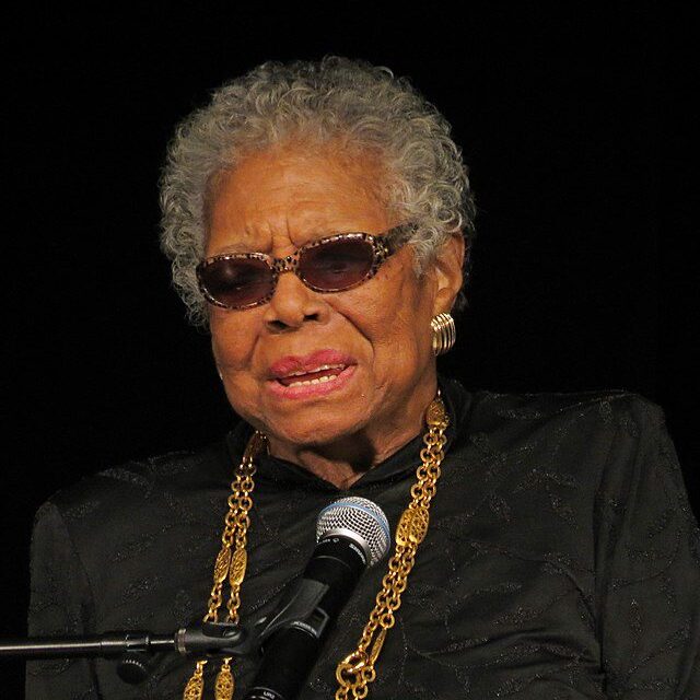 A photo of Maya Angelou from 2013.