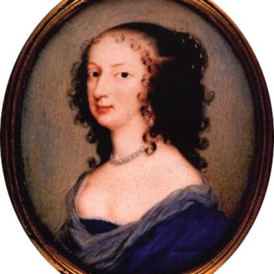 Portrait of Margaret Cavendish, Duchess of Newcastle-upon-Tyne (1623-1673), wife of William Cavendish, 1st Duke of Newcastle (1592-1676).