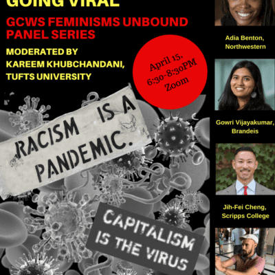 Flyer for Unbound Feminisms Event.