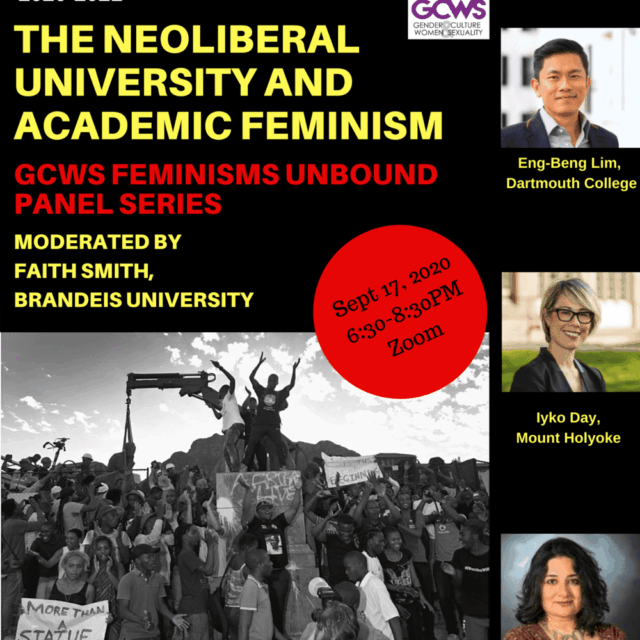 Flyer for Unbound Feminisms Event.