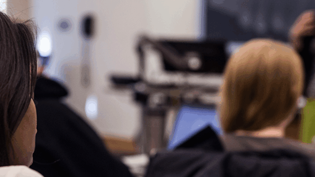 Photo of classroom instruction