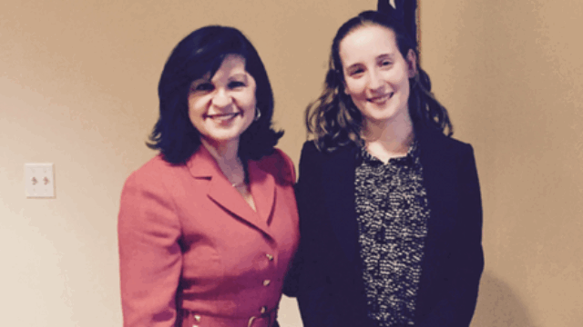 Dodi Feldman and US Attorney Carmen Ortiz