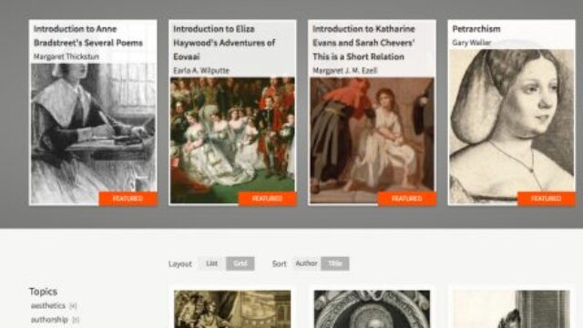 women writers project webpage