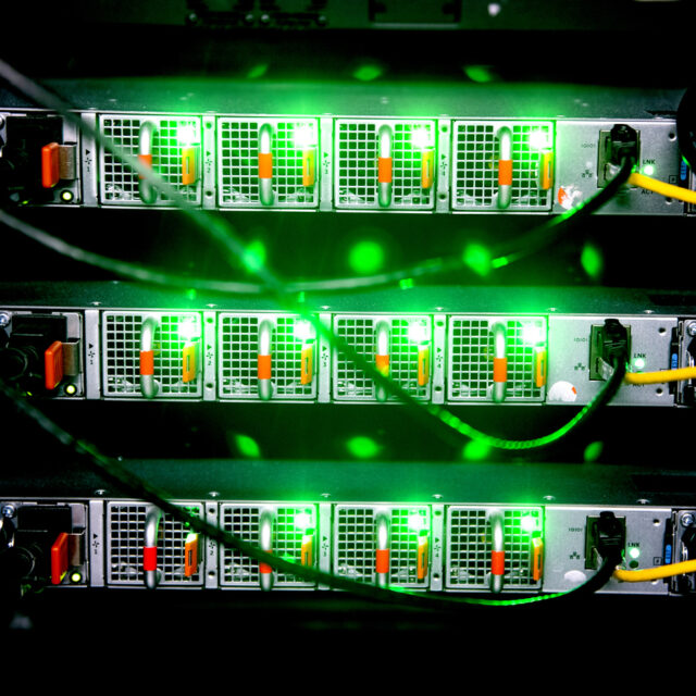 Scenes at the Colosseum which is operated by the Institute for the Wireless Internet of Things (W-IoT) at Northeastern University, and housed at the Northeastern Innovation Campus in Burlington, Massachusetts on Nov. 11, 2020.