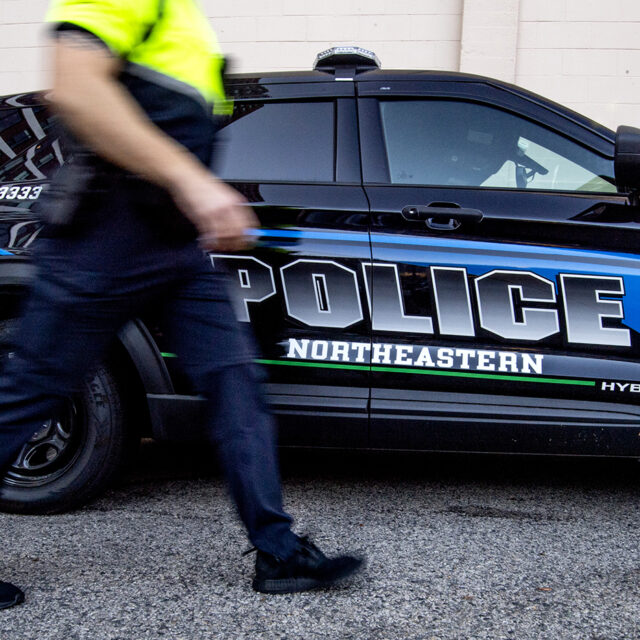 Northeastern University Police Department stock on Nov. 24, 2020.