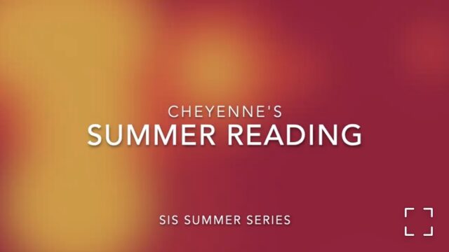 SIS Summer Reading series (from Instagram)