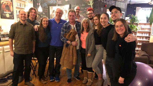 In the office of Creative License with Ray Liotta