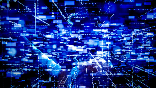 10/02/19 - BOSTON, MA. - Artificial Intelligence stock on Oct. 2, 2019.