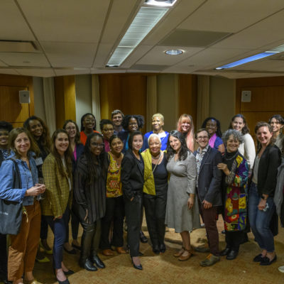10/06/22 - Boston, MA - The Civil Rights and Restorative Justice Project (CRRJ) archive launch and student recognition event is held at Columbus Place on Thursday, Oct. 6, 2022 with remarks from Northeastern President Joseph E. Aoun, Law School Dean James Hackney, MIT Chancellor Melissa Nobles, CCRJ alumni and Distinguished Professor Margaret Burnham.