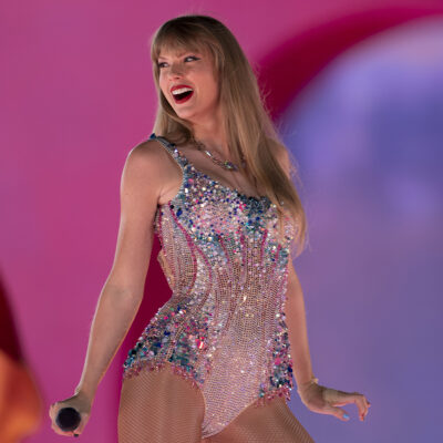 Taylor Swift performs during “The Eras Tour.”