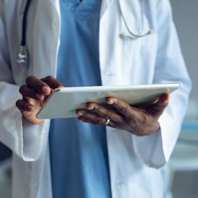 Stock image of doctor.