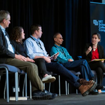 Panel of speakers at the MIT Schwarzman College of Computing