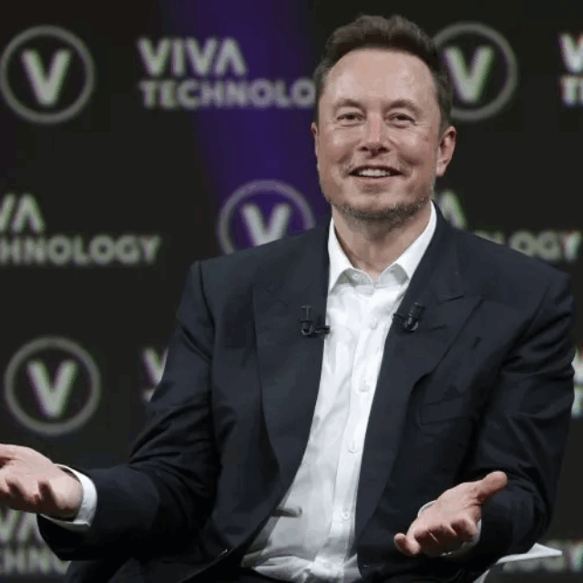 Chief Executive Officer of SpaceX and Tesla and owner of Twitter, Elon Musk attends the Viva Technology conference dedicated to innovation and startups at the Porte de Versailles exhibition centre on June 16, 2023 in Paris, France.