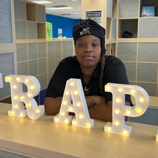 Jasmine Goodman is one of the founders of TRAPP, which provides a safe space for kids to hang out and connect with social and educational supports. She hopes the District of Columbia's new curfew will keep kids safe. ( Katie Nicholson/CBC)