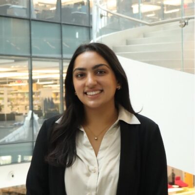 Business undergraduate student Ahria Desai
