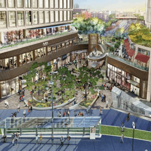 image of proposed plan for newbury street plaza project set to debut this summer