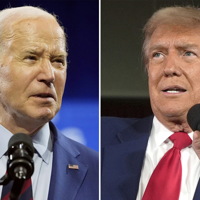 image of joe biden and donald trump