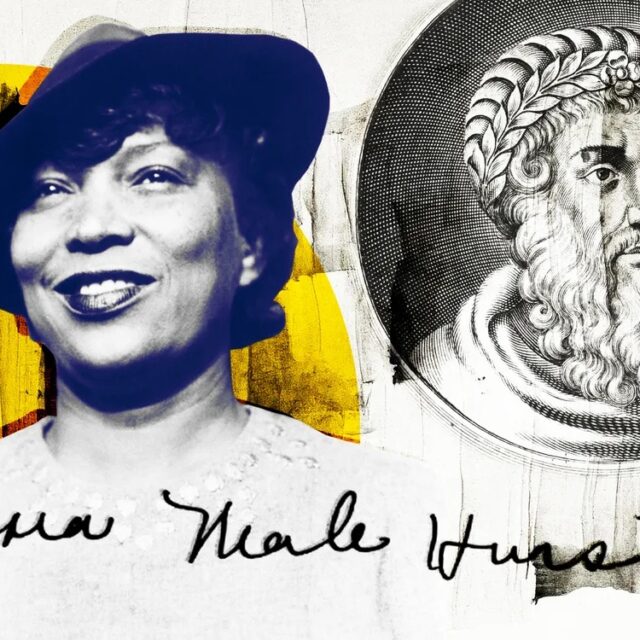 Collage art picturing Zora Neale Hurston and Herod the Great.