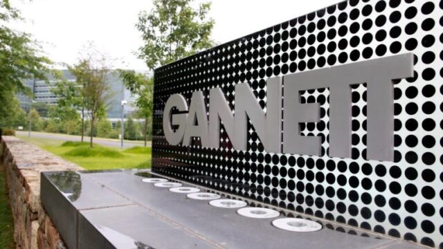 Gannett sign