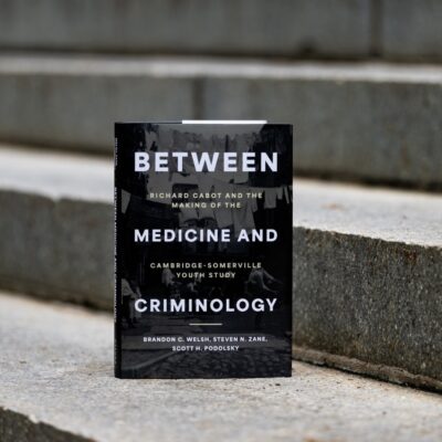 Northeastern professor Brandon Welsh’s book Between Medicine and Criminology explores the history of the Cambridge-Somerville Youth Study. Photo by Alyssa Stone/Northeastern University