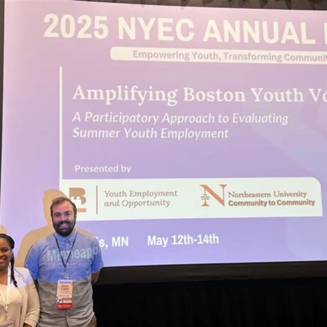 Lynn Sanders, left, global director of C2C, accepted the award on behalf of the team and its partners. Courtesy Photo