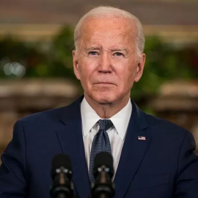 President Joe Biden delivers remarks at a news conference at the Filoli Estate on November 15, 2023, in Woodside, California. Kent Nishimura/Getty Images
