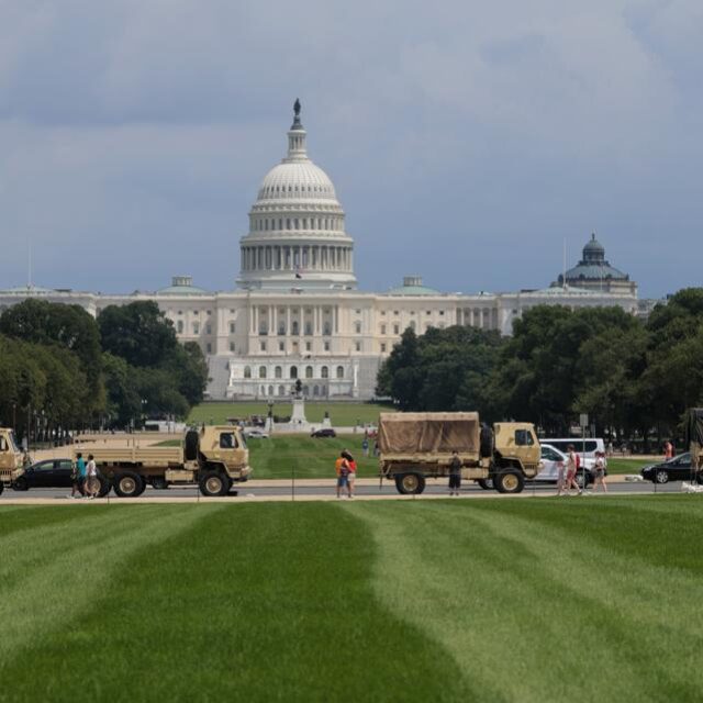 National Guard on the National Mall
