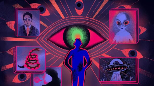 Conspiracy theory graphic