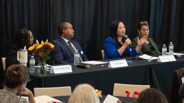 Panel of speakers at the health summit