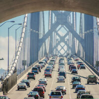 Bay bridge of San Francisco, USA