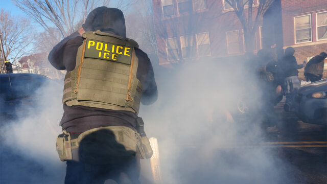 Tear gas is deployed amid protesters near the scene where Renee Good was fatally shot by an ICE officer last week, Tuesday, Jan. 13, 2026, in Minneapolis.(AP Photo/Adam Gray)
