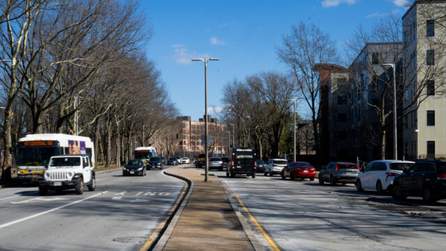 03/24/26 - BOSTON, MA. - Traffic on Melnea Cass on Tuesday, March 24, 2026.Photo by Alyssa Stone/Northeastern University