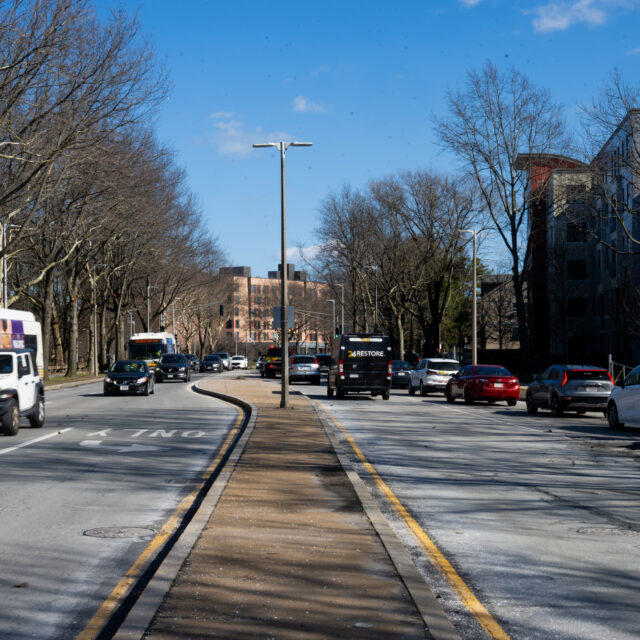 03/24/26 - BOSTON, MA. - Traffic on Melnea Cass on Tuesday, March 24, 2026.Photo by Alyssa Stone/Northeastern University