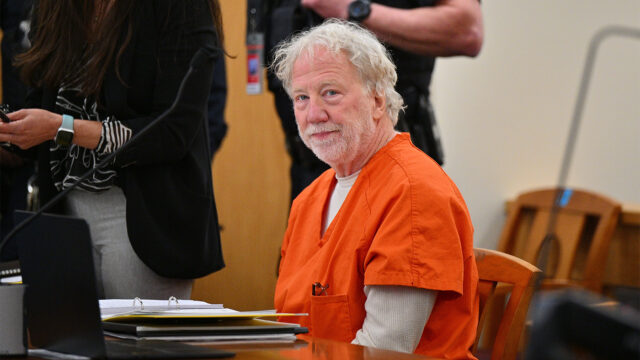 Director and actor Timothy Busfield looks on before a hearing in the Second District Judicial Court at the Bernalillo County Courthouse, Tuesday, Jan. 20, 2026, in Albuquerque, N.M. (Sam Wasson/Pool Photo via AP)