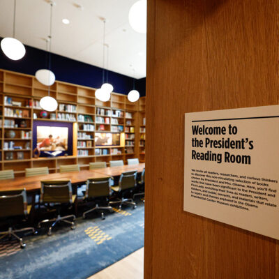The Obama Presidential Center Branch of the Chicago Public Library is seen on the campus of the Obama Presidential Center in Chicago, on June 3, 2026. The dedication ceremony for the center will take place on June 18, 2026, and will open to the public on the following day on the Juneteenth holiday. (Photo by KAMIL KRZACZYNSKI / AFP via Getty Images)